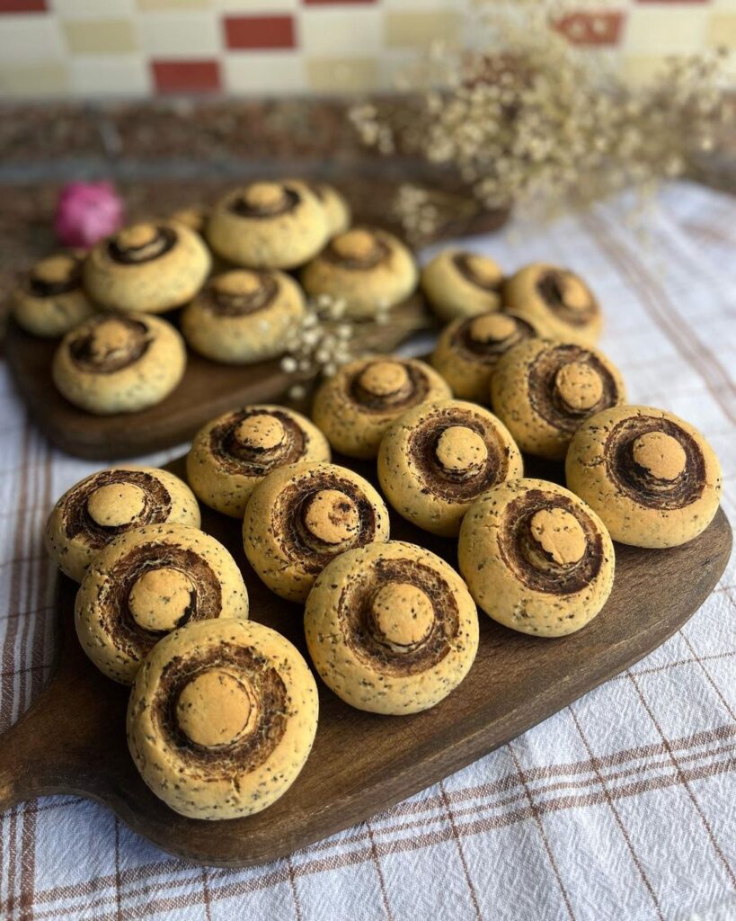 Mavi Haşhaşlı Mantar Kurabiye Tarifi