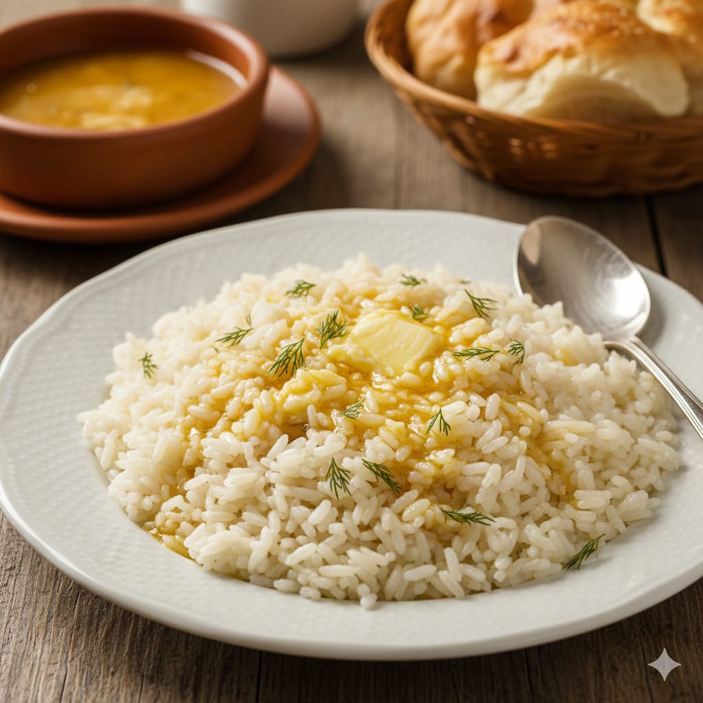 Tereyağlı Pirinç Pilavı Tarifi 