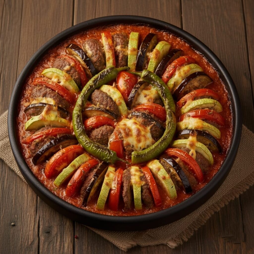 Sebzeli Köfteli Dizme Yemeği Tarifi