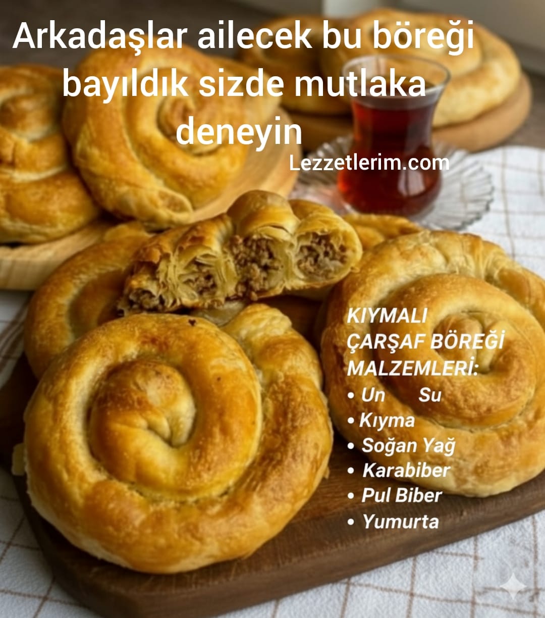 Kıymalı Çarşaf Böreği Tarifi