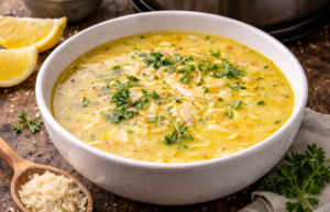 Terbiyeli Tavuklu Şehriye Çorbası Tarifi