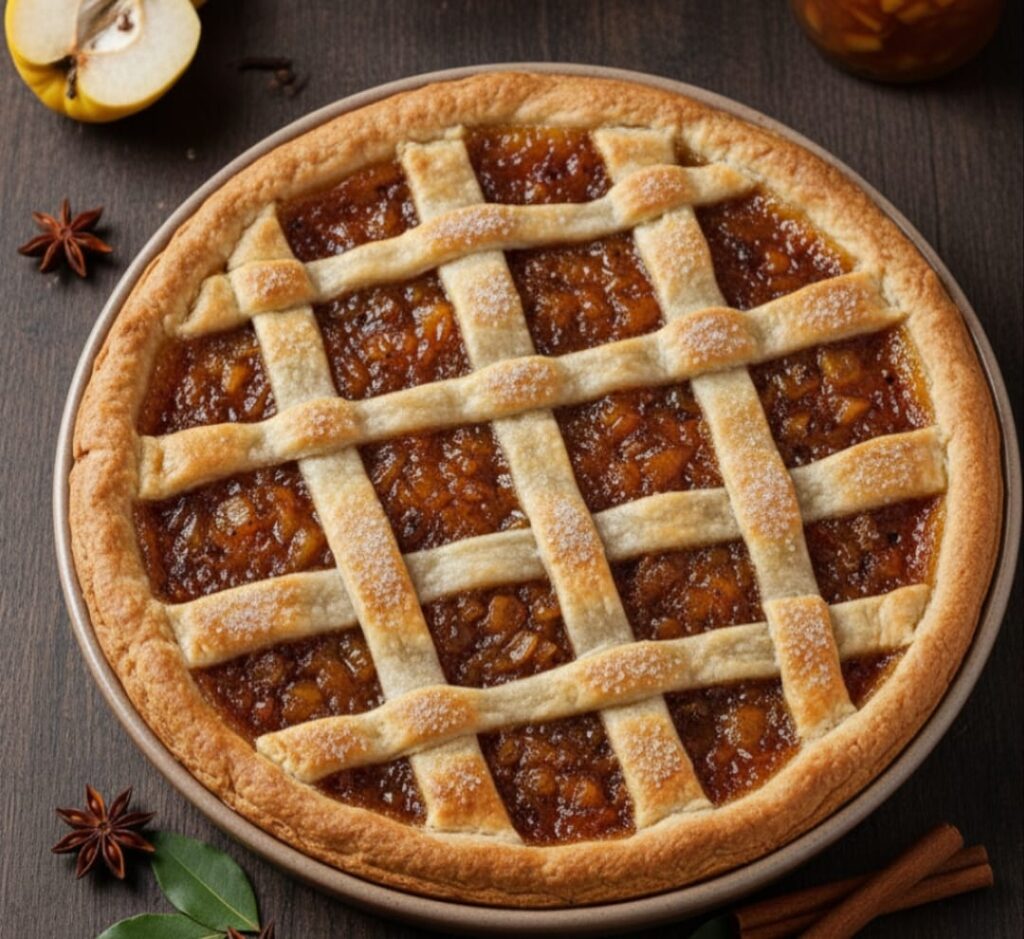 Ayva Marmelatlı ve Baharatlı Turta Tarifi