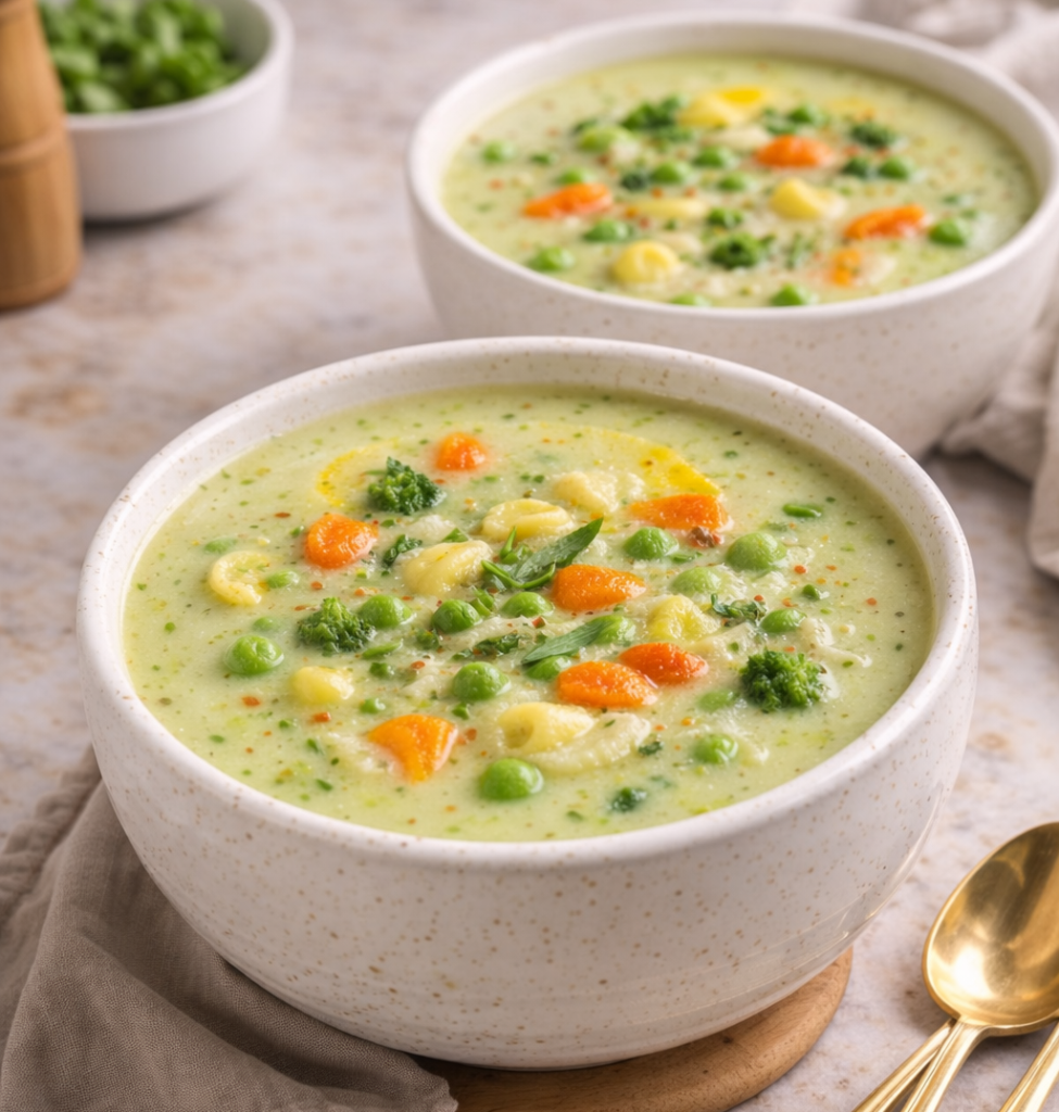 Kremalı Sebze Çorbası Tarifi