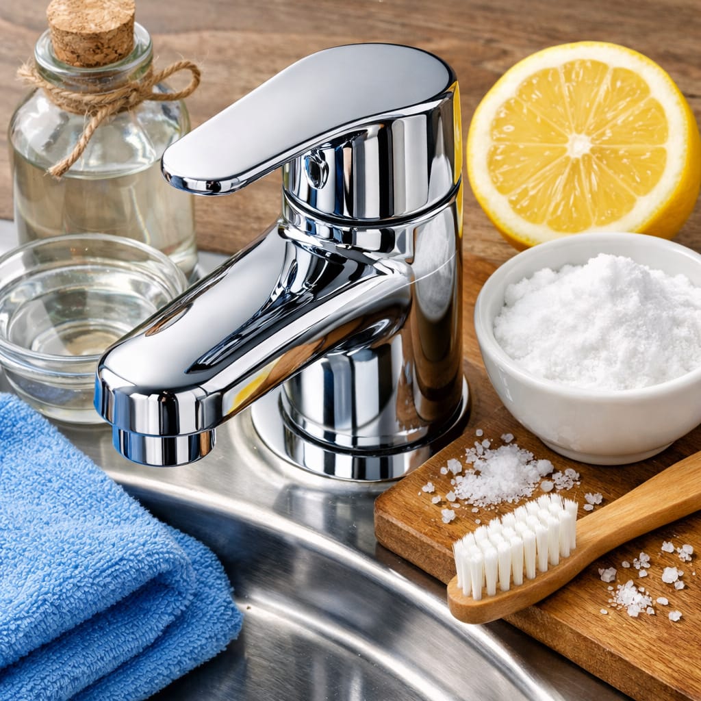 Musluklardaki Kireç Lekelerine Son