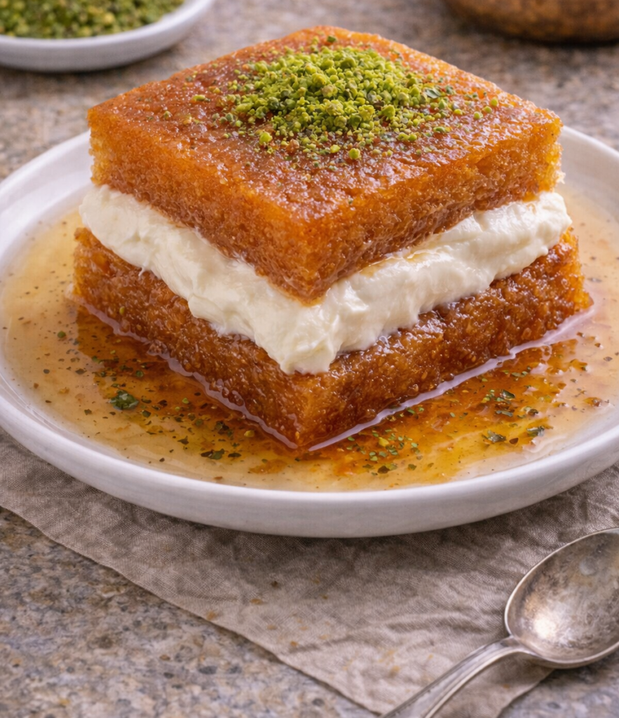 Kaymaklı Ekmek Kadayıfı Tarifi