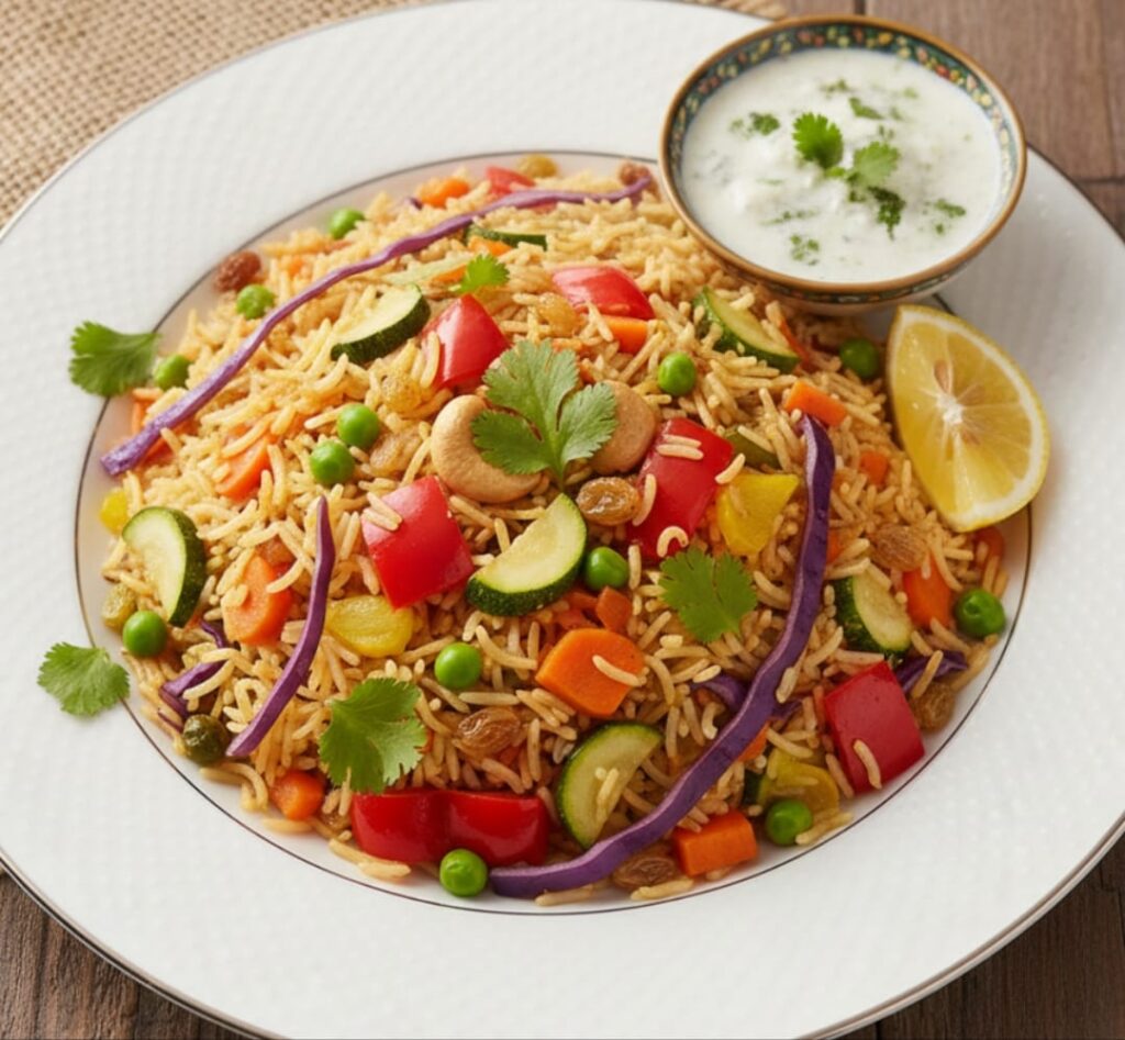 Bol Sebzeli ve Baharatlı Gurme Pilav Tarifi