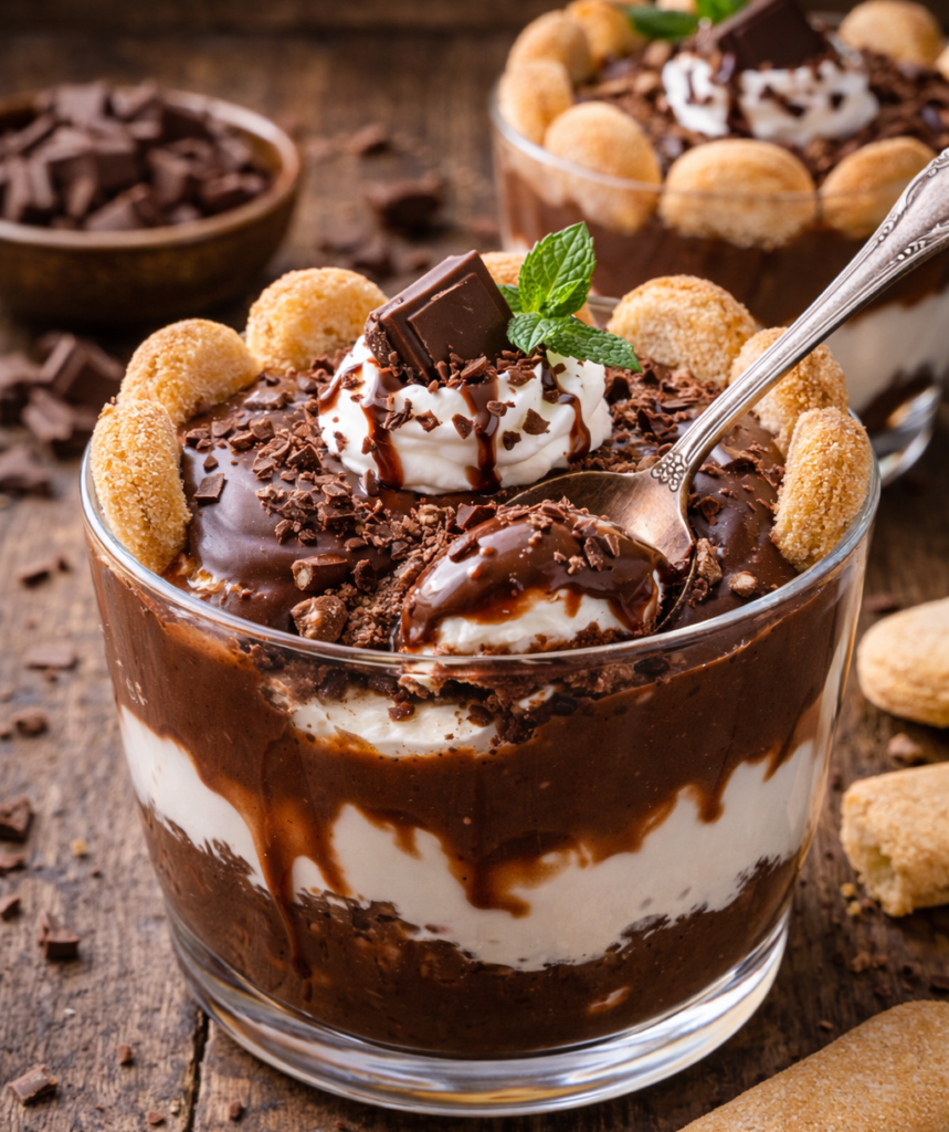 Çikolatalı Kedidilli Kaşık Tatlısı Tarifi