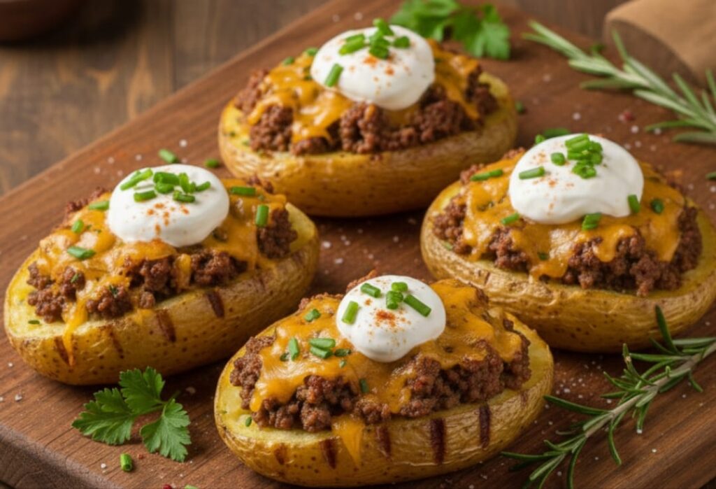 Fırında Kıymalı Patates Sandal Tarifi