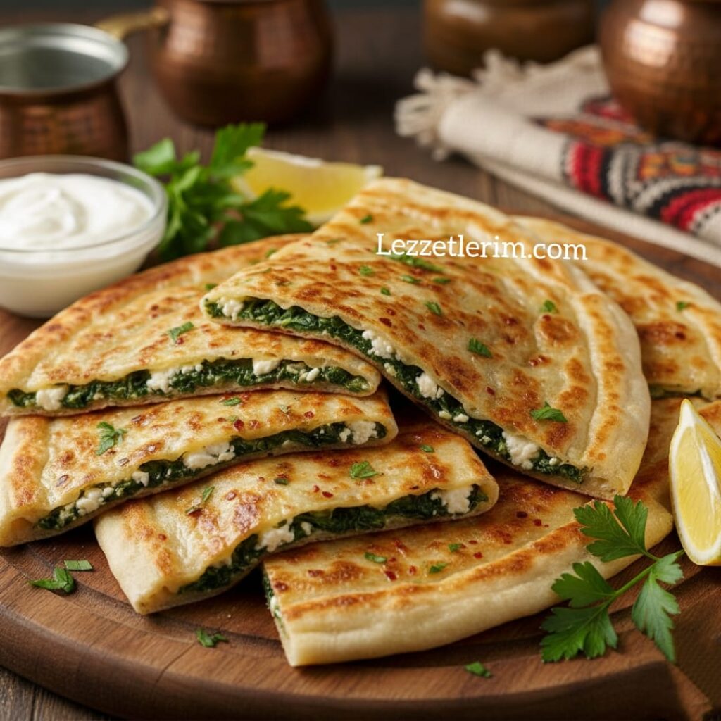 Ispanaklı Peynirli Gözleme Tarifi