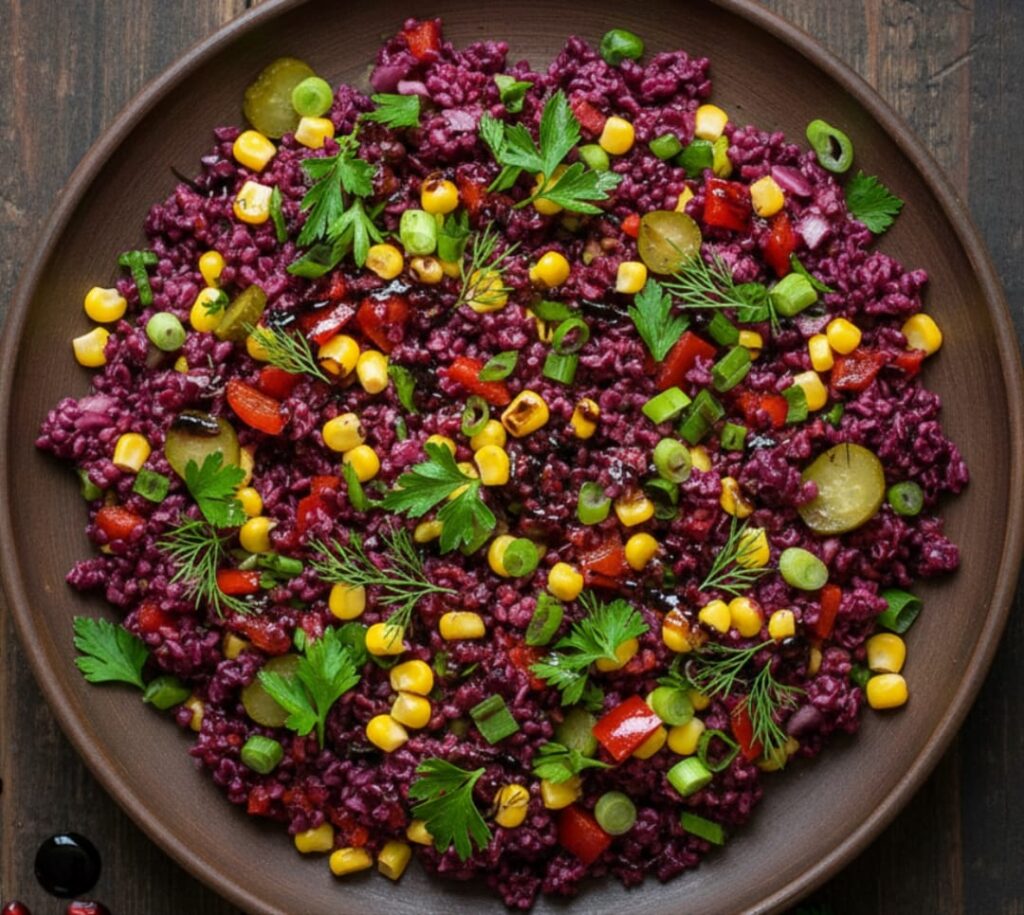 Şalgam Suyuyla Pişen Gurme Kuskus Salatası Tarifi