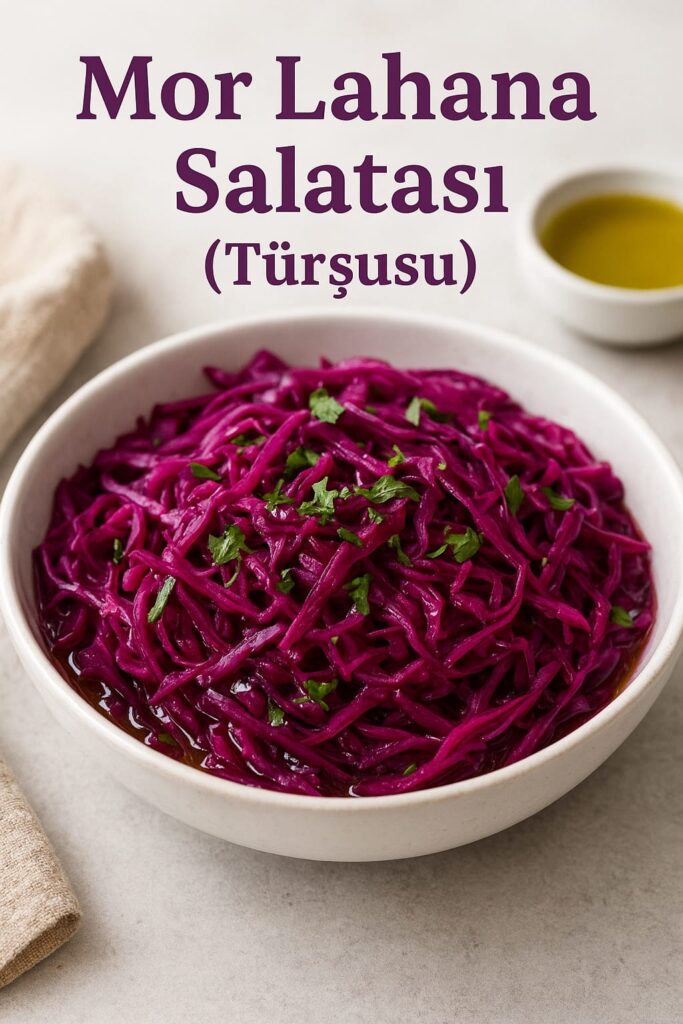 Mor Lahana Salatası Tarifi