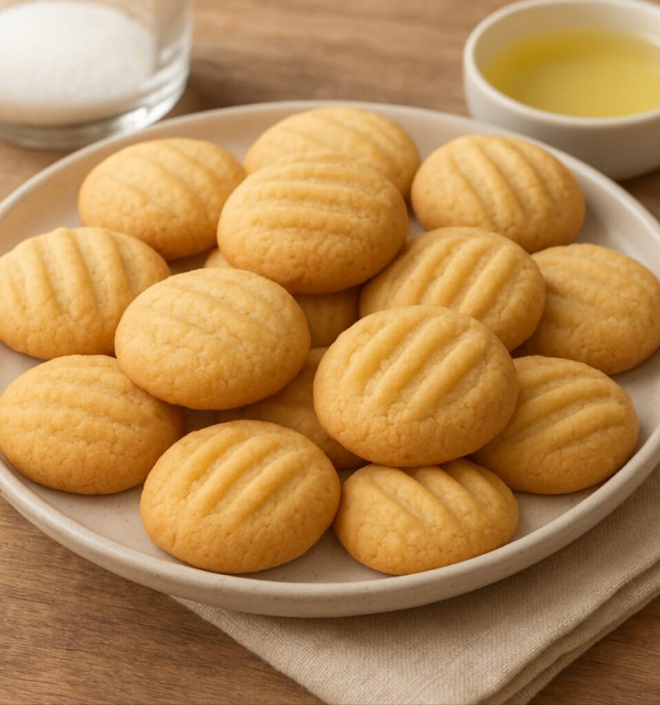 Sıvı Yağlı, Kıyır Kıyır Damla Kurabiye Tarifi