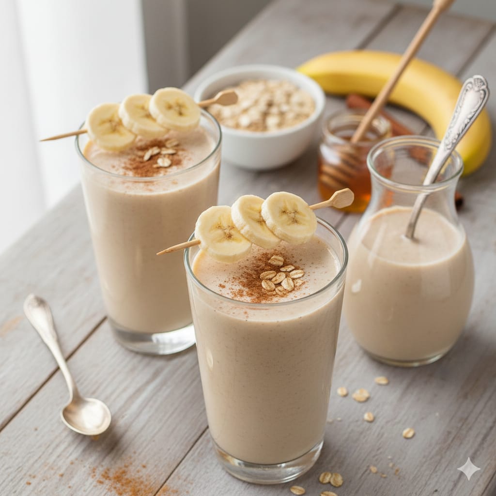 Yulaflı Muzlu Smoothie Tarifi