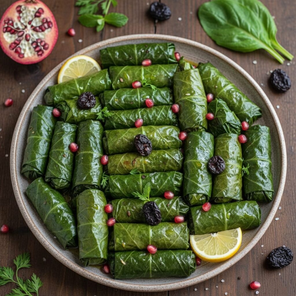 Zeytinyağlı Vişneli ve Erikli Pazı Sarması Tarifi