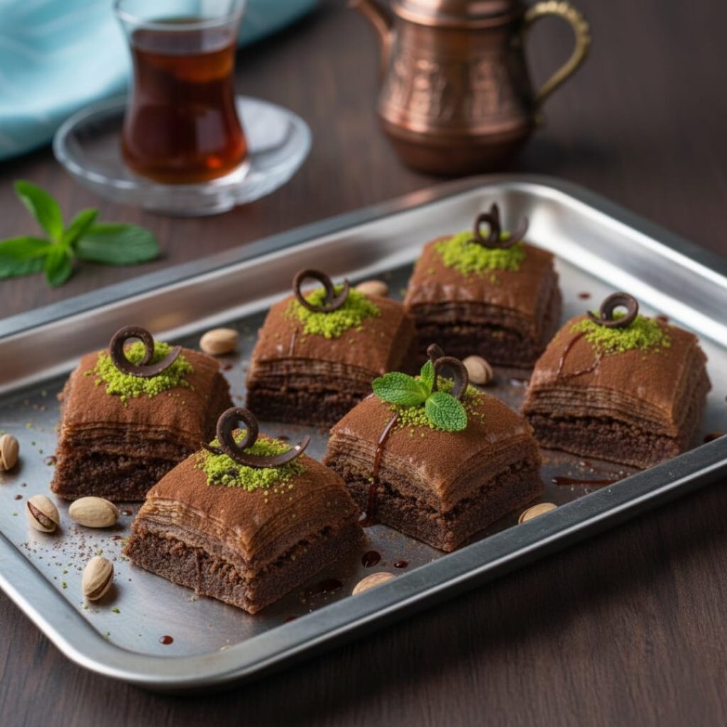 Kakaolu Soğuk Baklava Tarifi