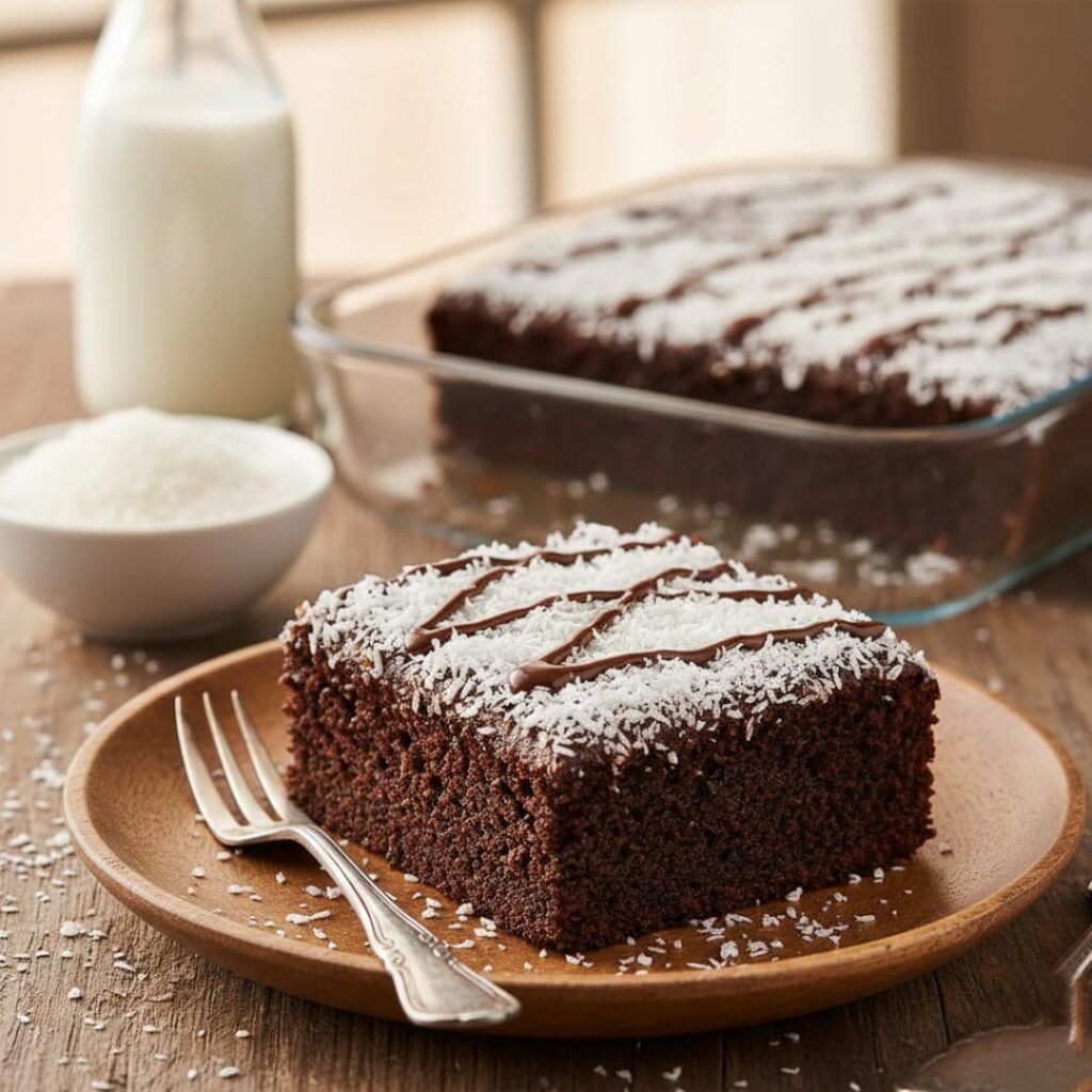 Hindistan Cevizli Islak Kek Tarifi