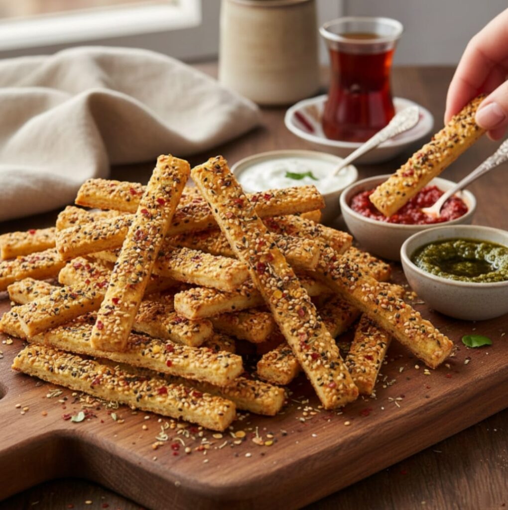 Kıtır Kıtır Gevrek Çubukları Tarifi