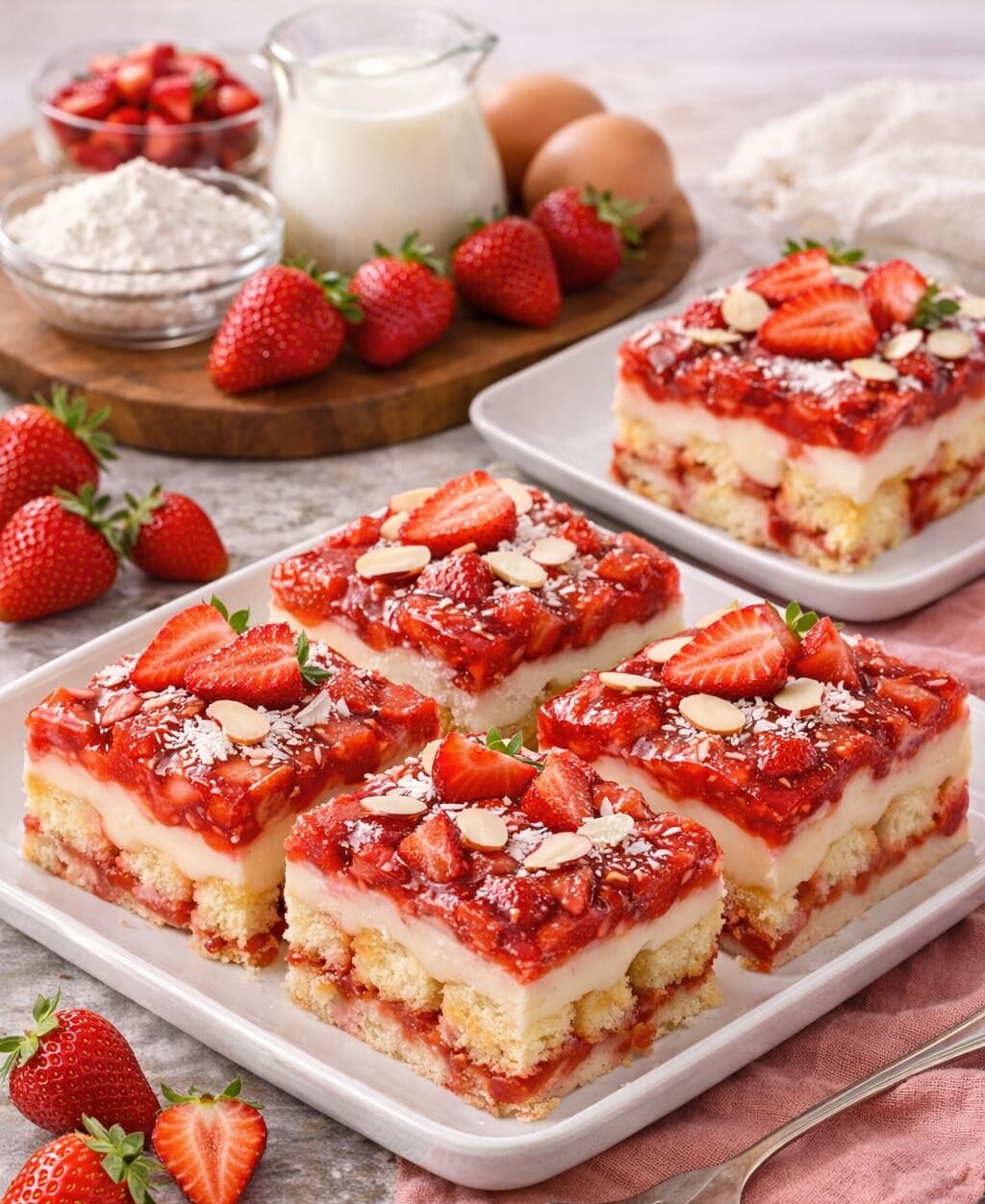 Çilekli Küp Tatlı Tarifi