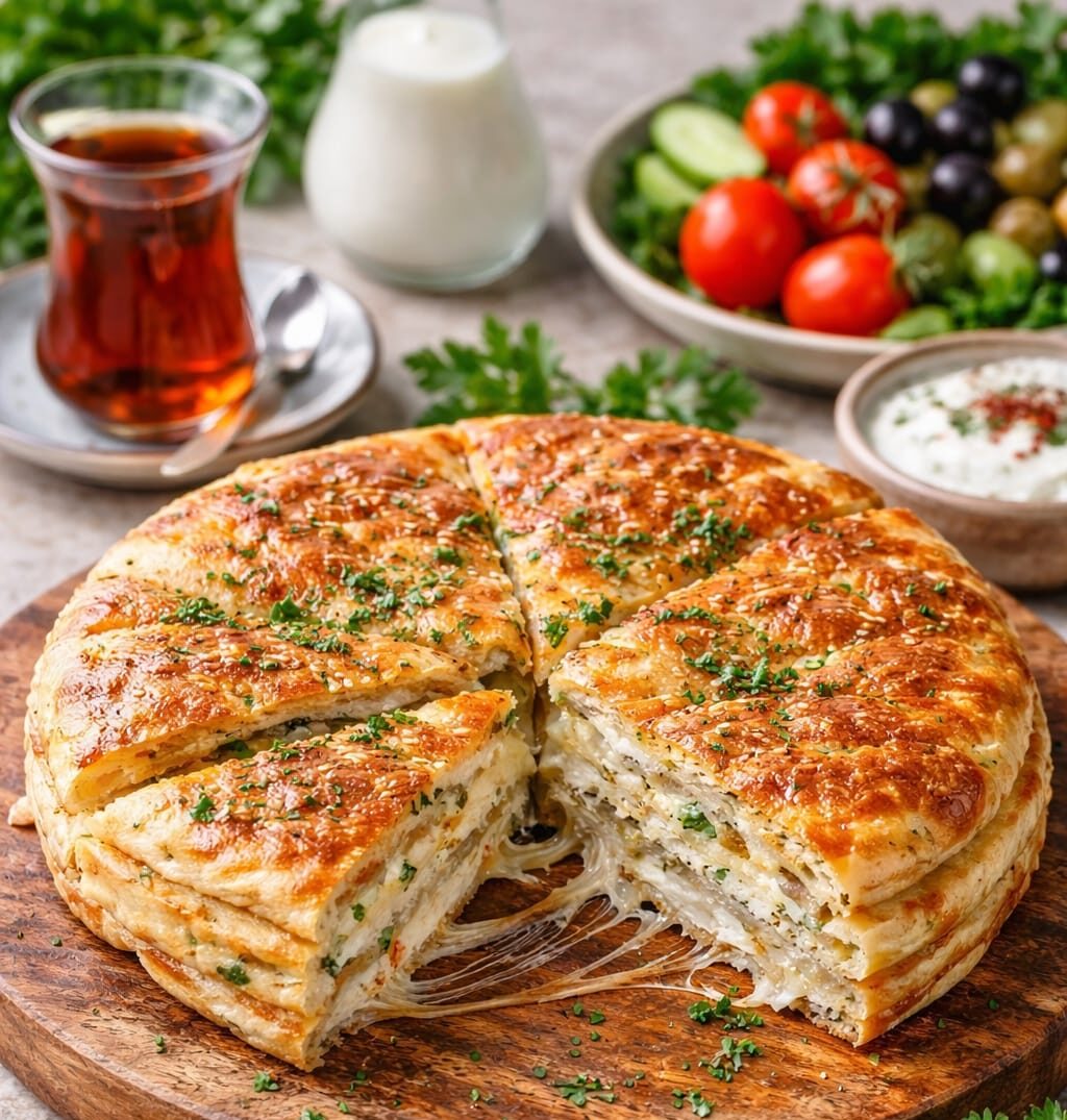 Peynirli Tava Böreği Tarifi