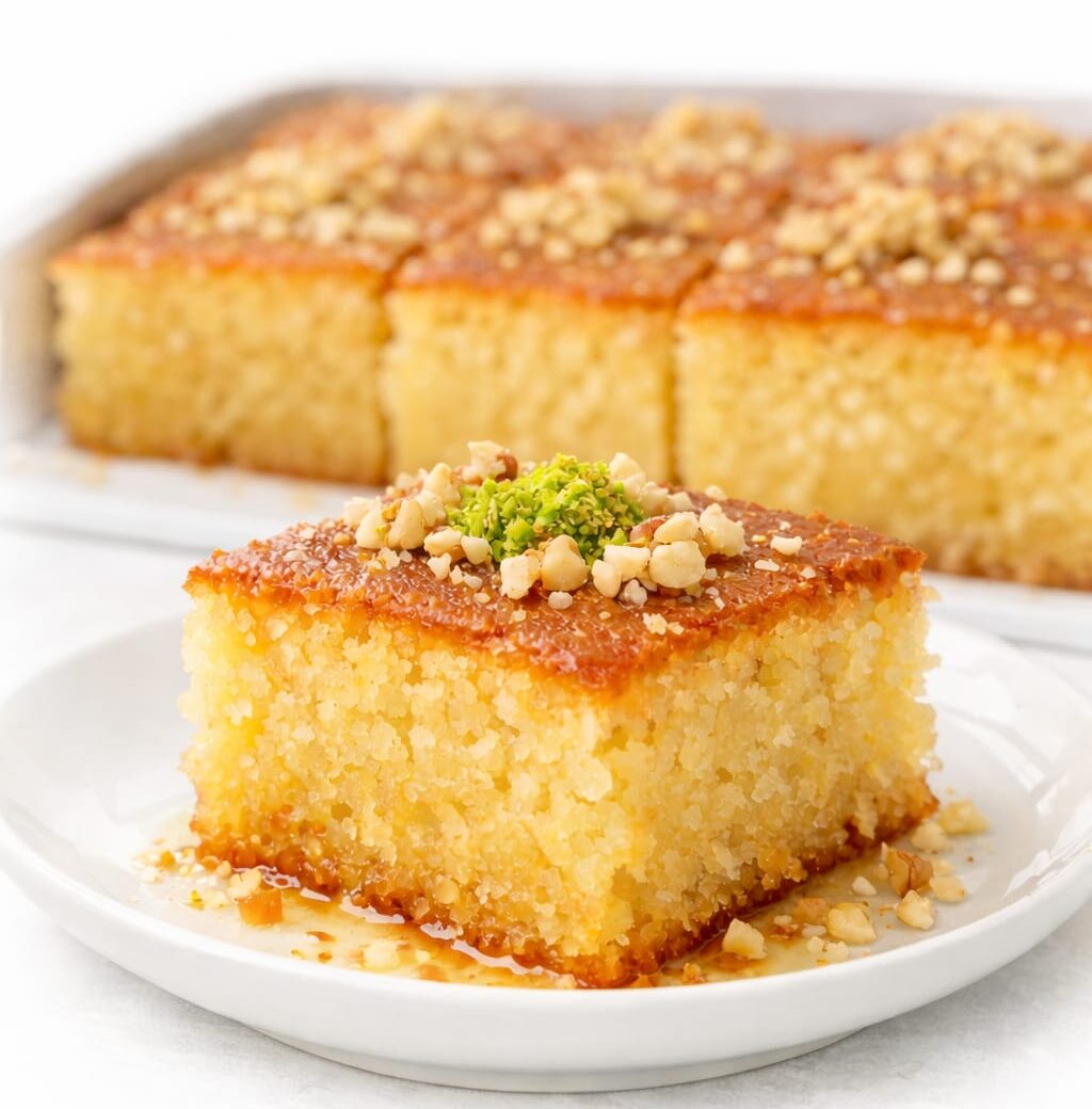 Tam Ölçülü Cevizli Revani Tarifi