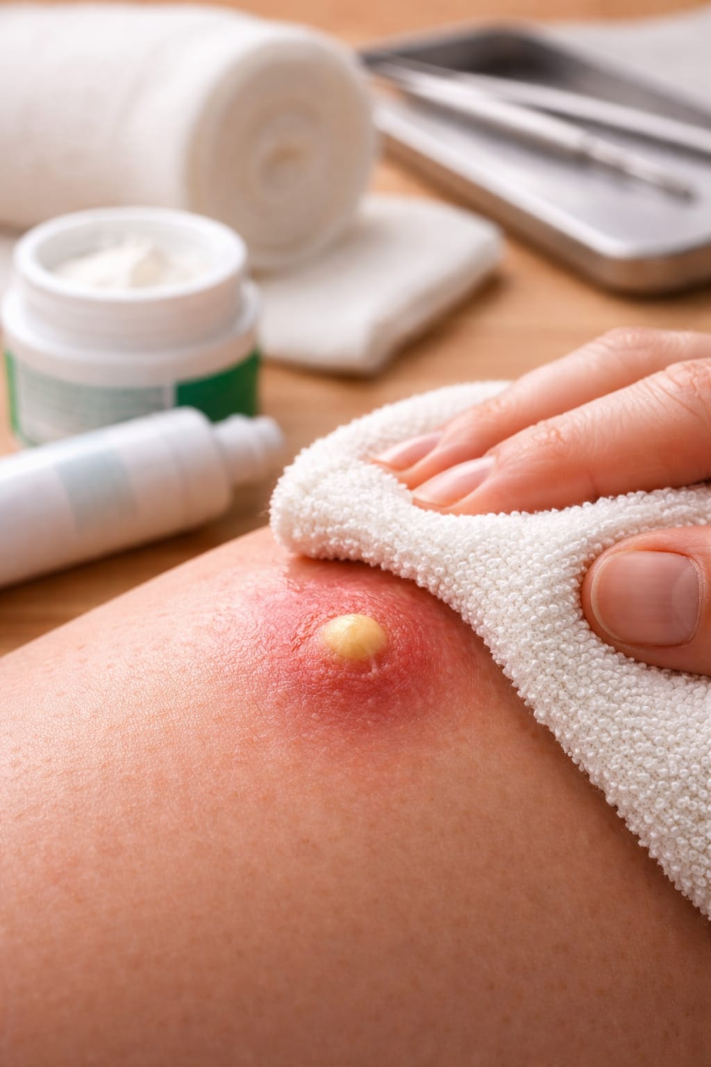 Çıban Yarası İçin Ne Yapılmalı?