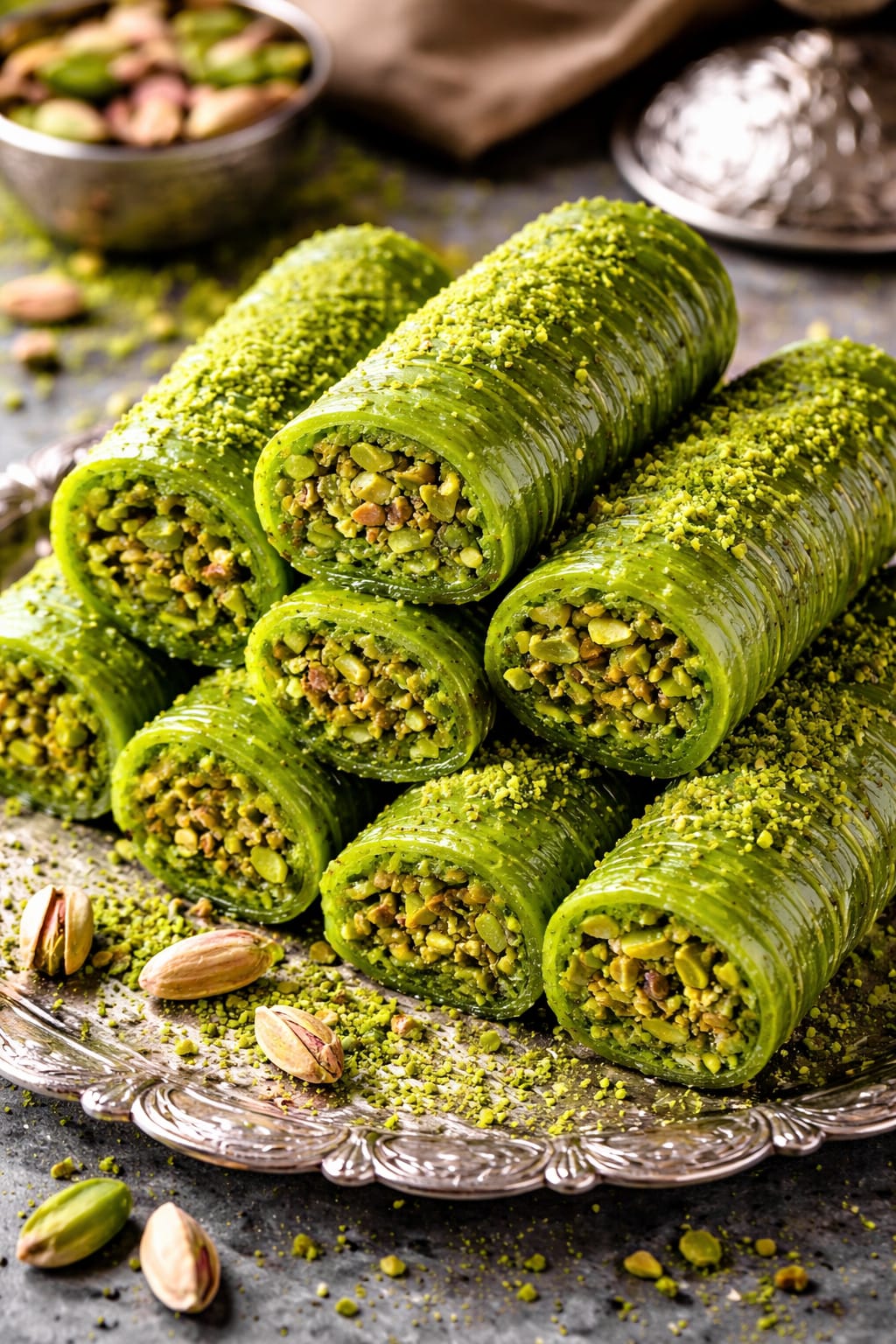 Ev Yapımı Fıstıklı Sarma Tarifi