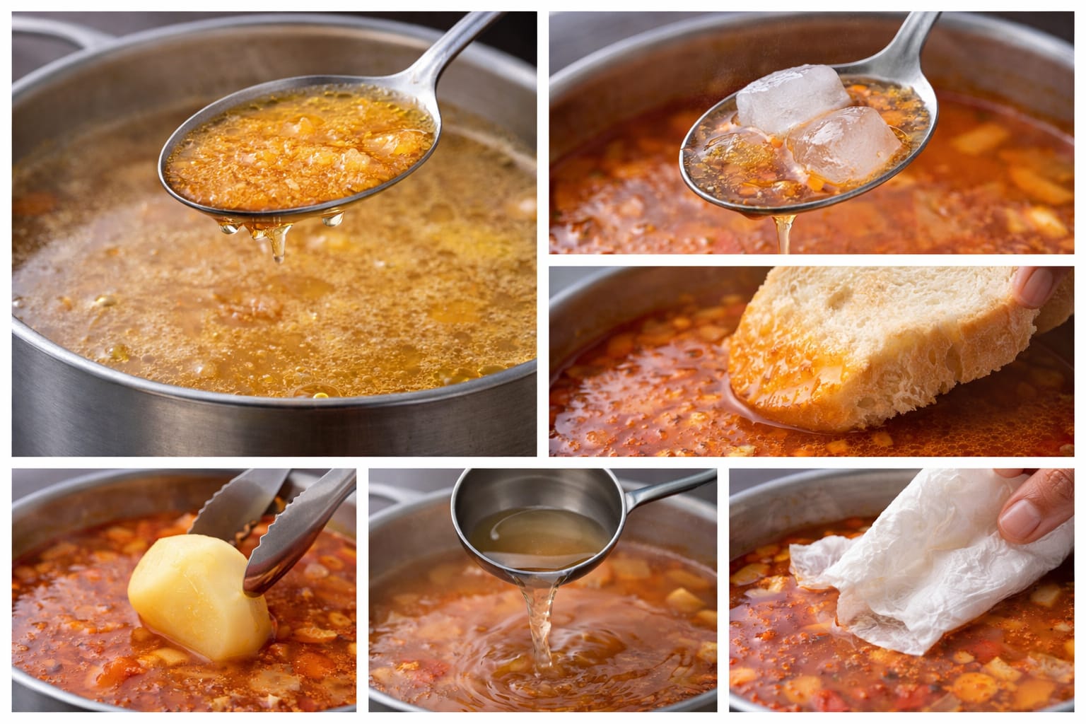 Yemeğin Yağı Fazla Kaçarsa Ne Yapmalı?