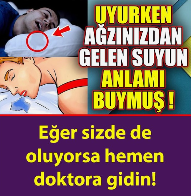 Uyurken ağzınız sulanıyorsa