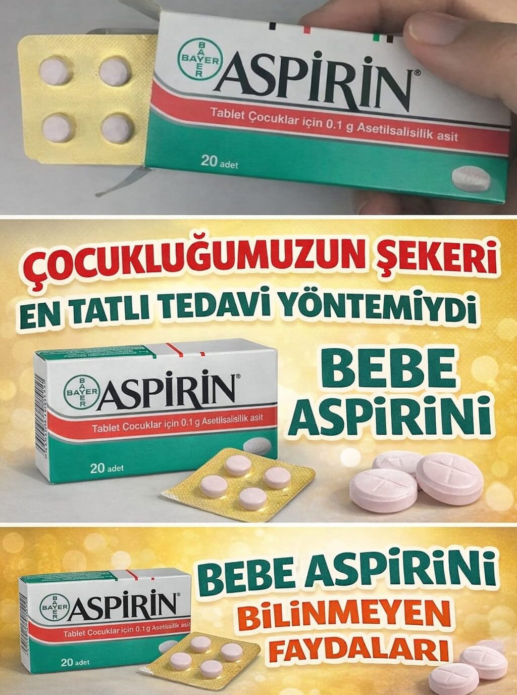 Bebe Aspirini Nedir? Faydaları, Zararları ve Bilinmeyen Etkileri