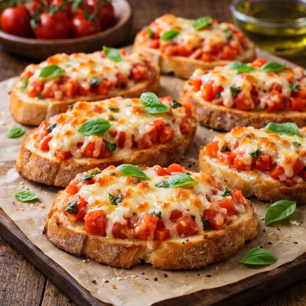 Domatesli Peynirli Bruschetta Tarifi