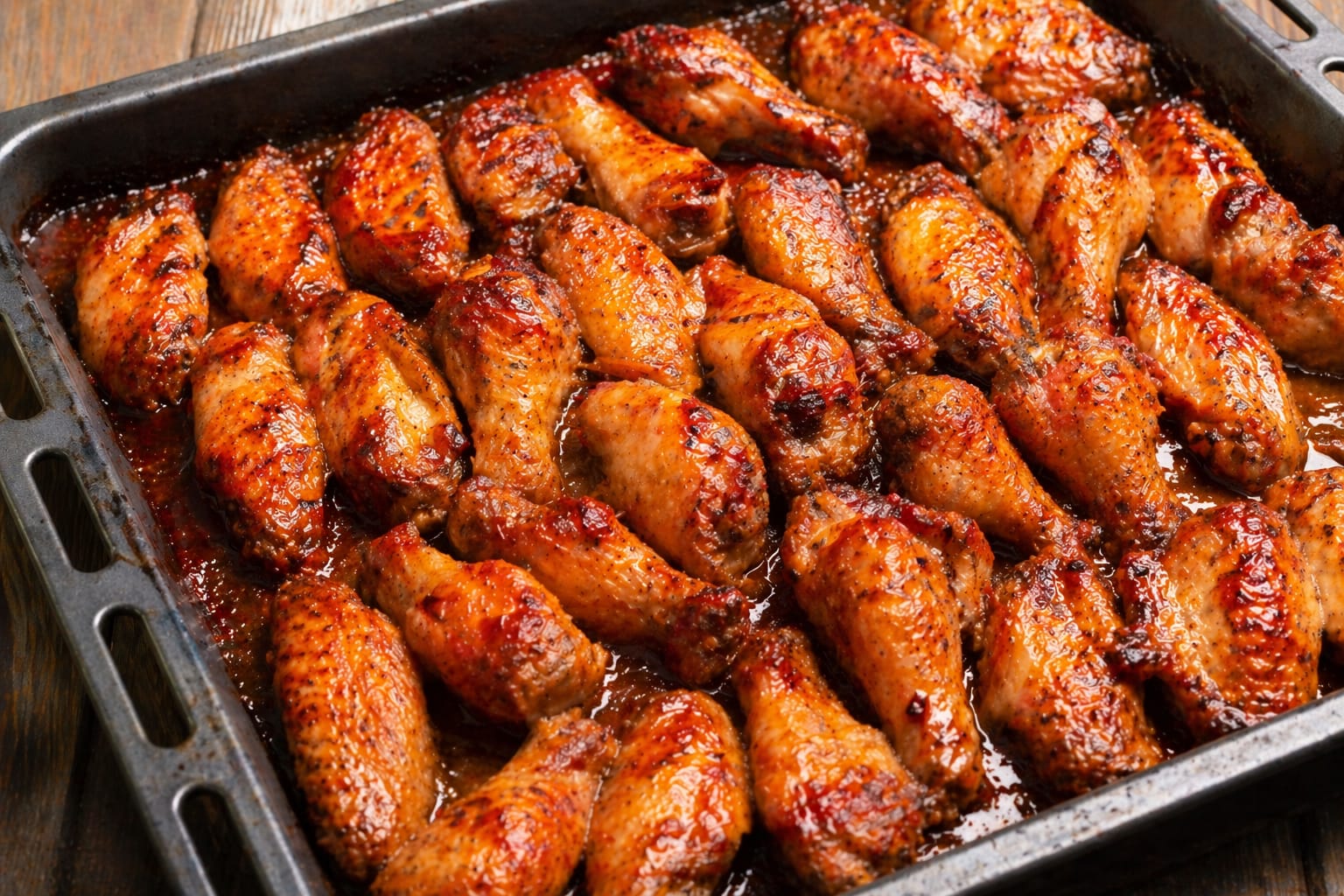 Fırında Soslu Tavuk Kanat Tarifi