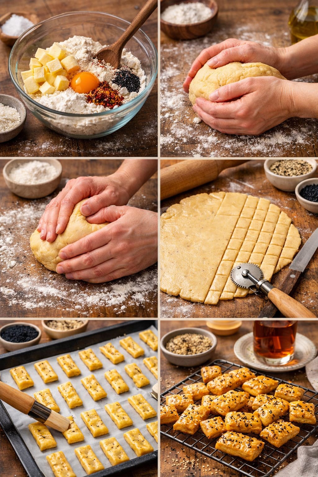 Kıyır Kıyır Tuzlu Kurabiye Tarifi