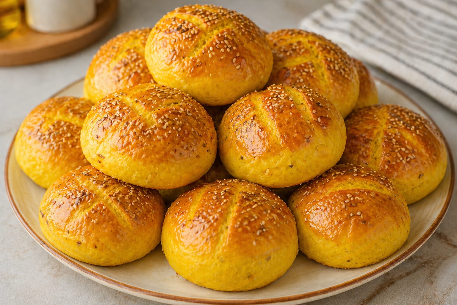 Zerdeçallı Yumuşacık Poğaça Tarifi