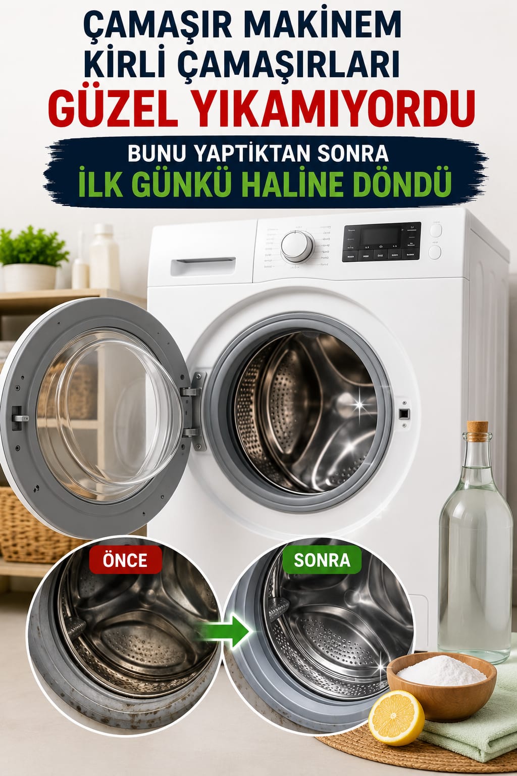 Çamaşır Makinem Kirli Çamaşırları Güzel Yıkamıyordu – Bunu Yaptıktan Sonra İlk Günkü Haline Döndü