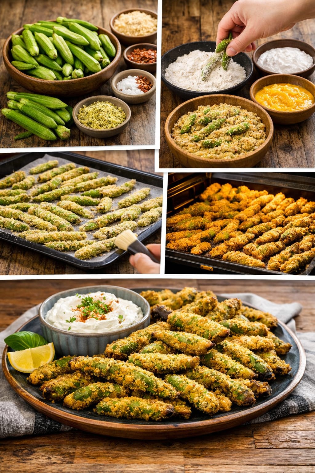 Fırında Bamya Kızartması Tarifi