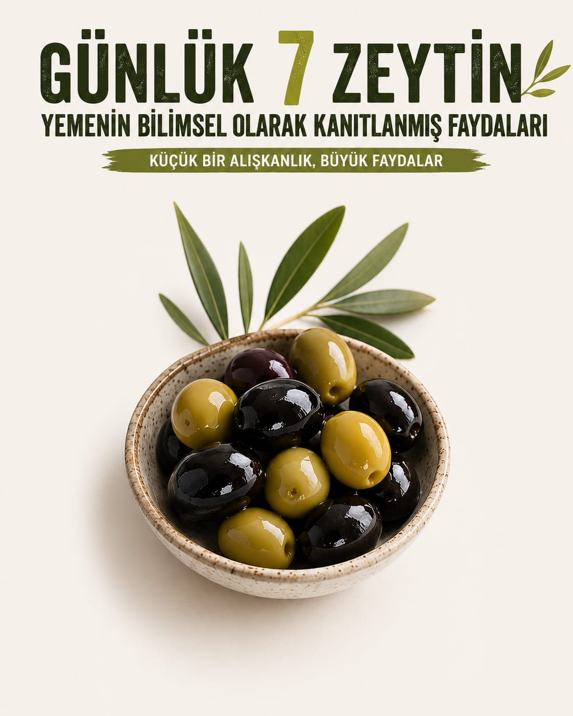 Günlük 7 Zeytin Yemenin Bilimsel Olarak Kanıtlanmış Faydaları