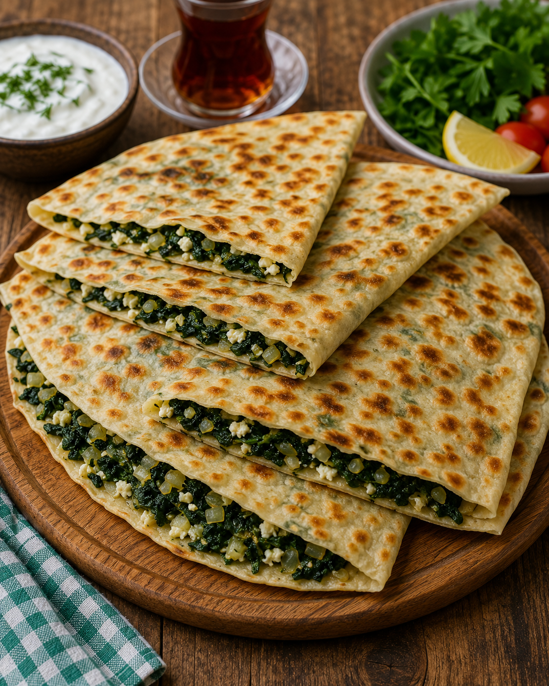 Ispanaklı Gözleme Tarifi