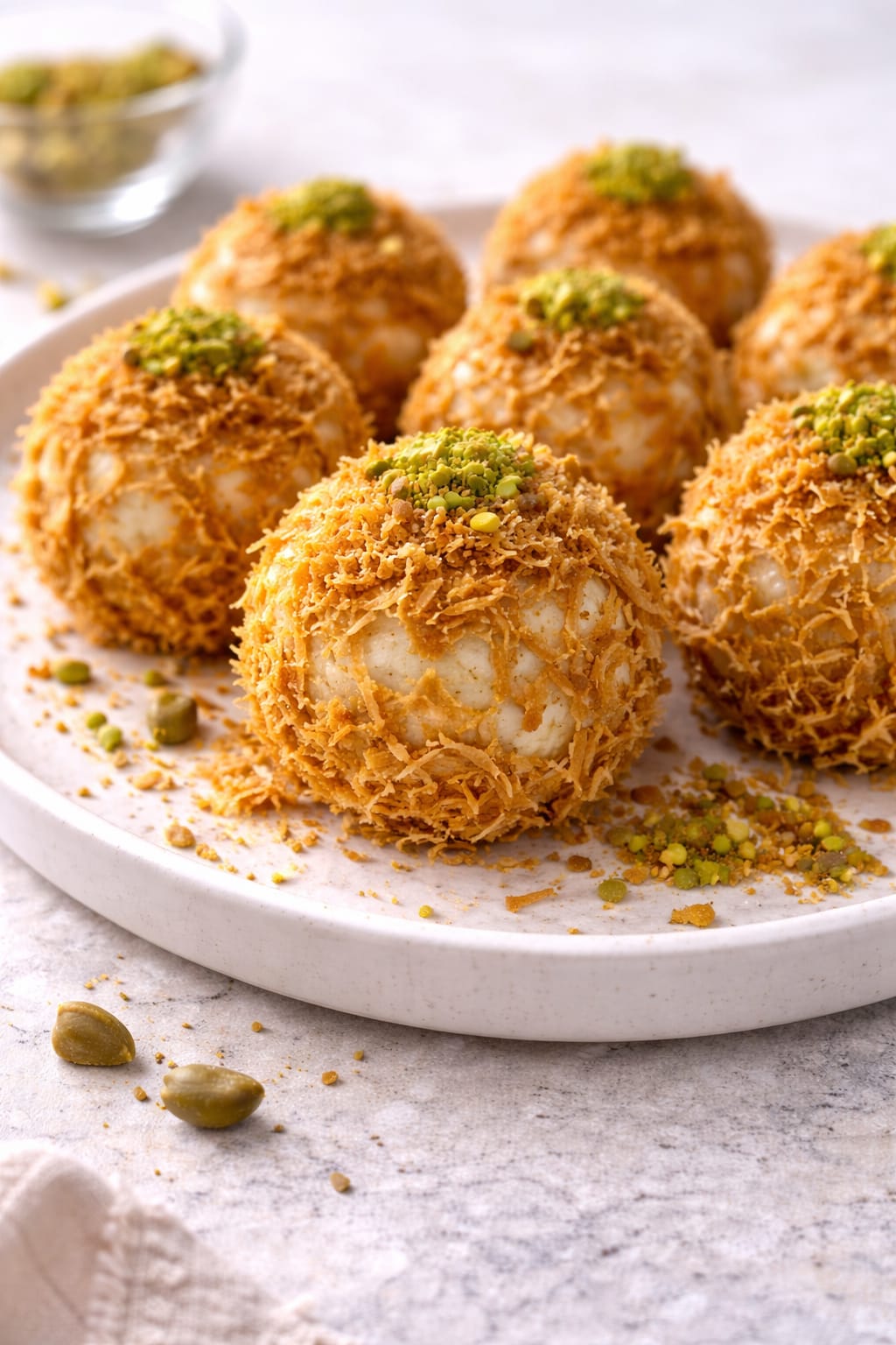 Kadayıflı Muhallebi Topları Tarifi