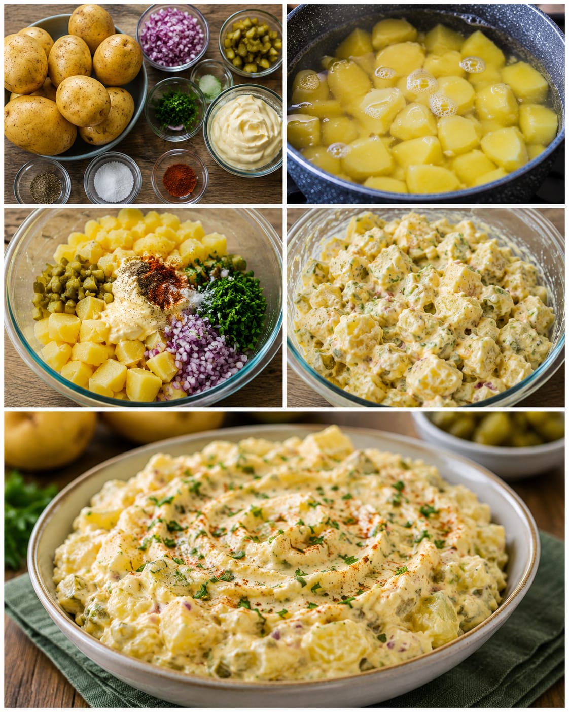 Soslu Patates Salatası Tarifi