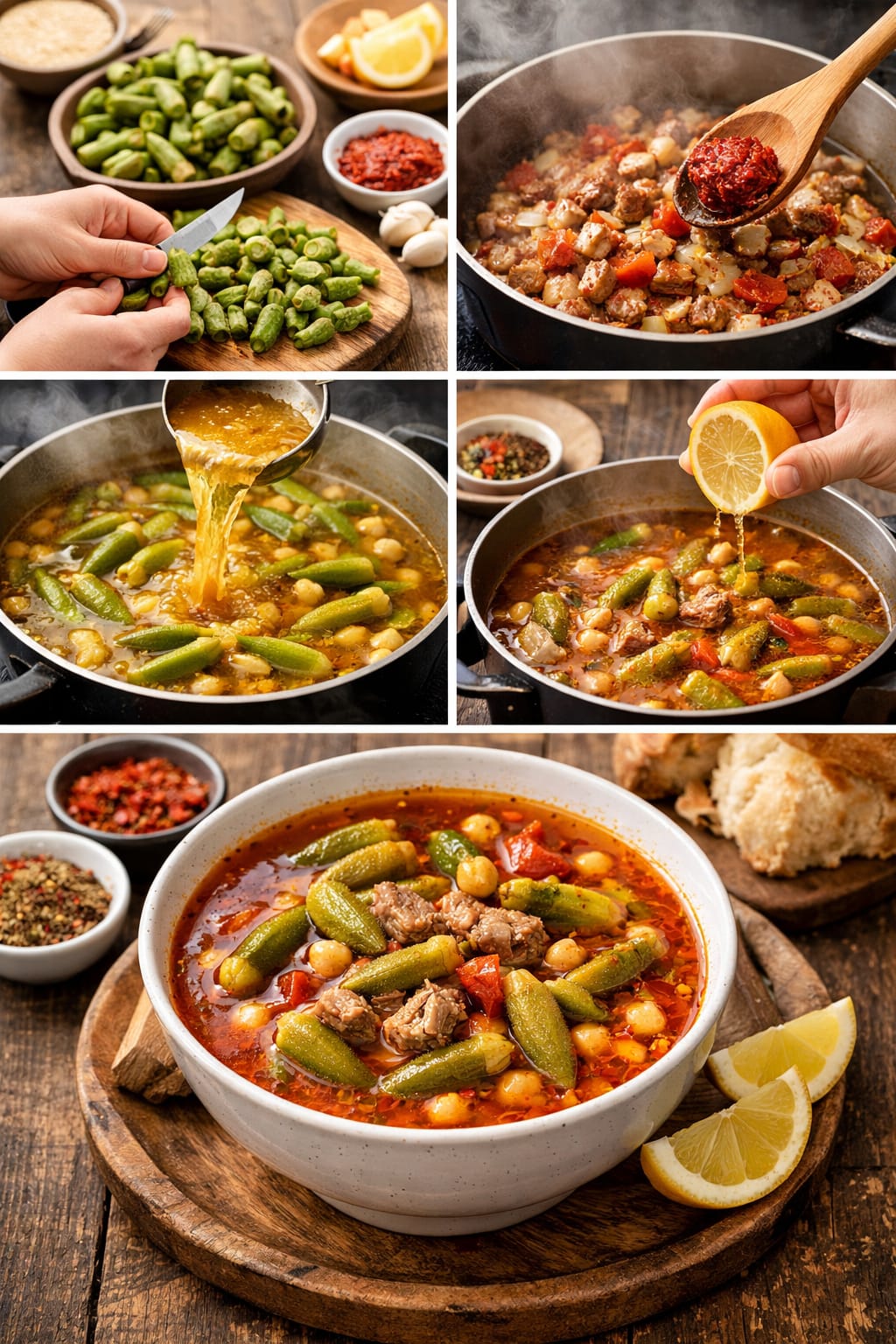 Bamya Çorbası Tarifi