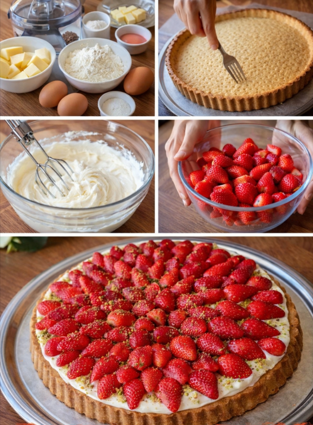 Çilekli Tart Tarifi