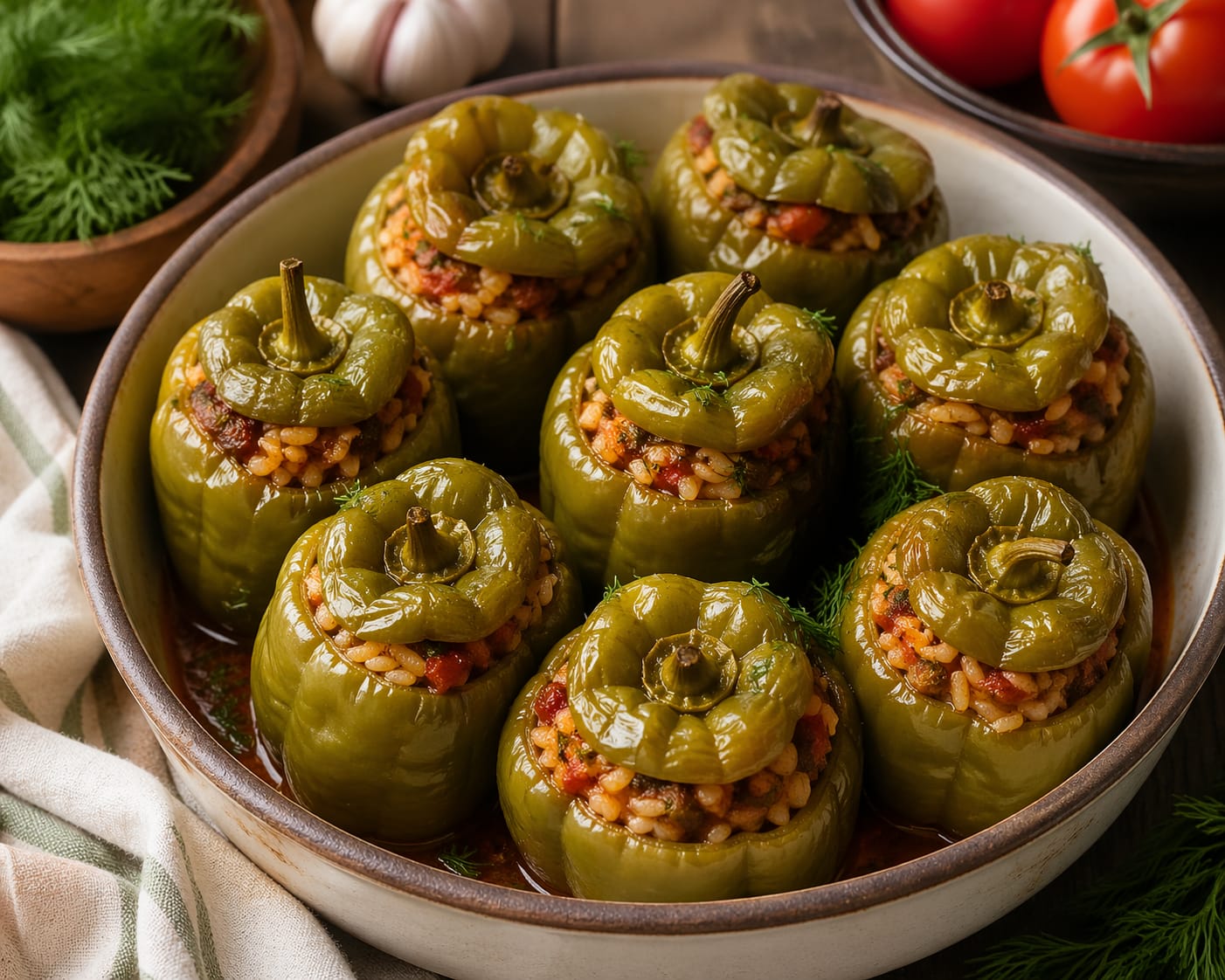 Taze Biber Dolması Tarifi